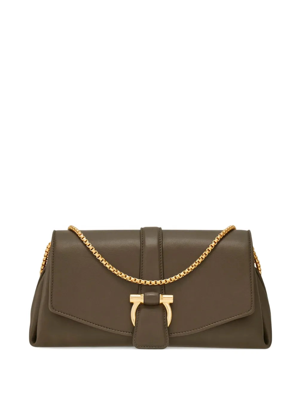 Ferragamo Front Flap Shoulder Bag