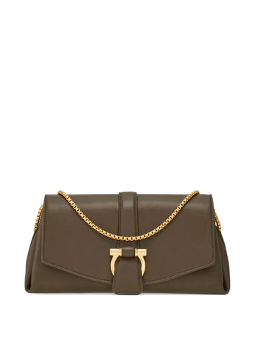 Ferragamo Front Flap Shoulder Bag