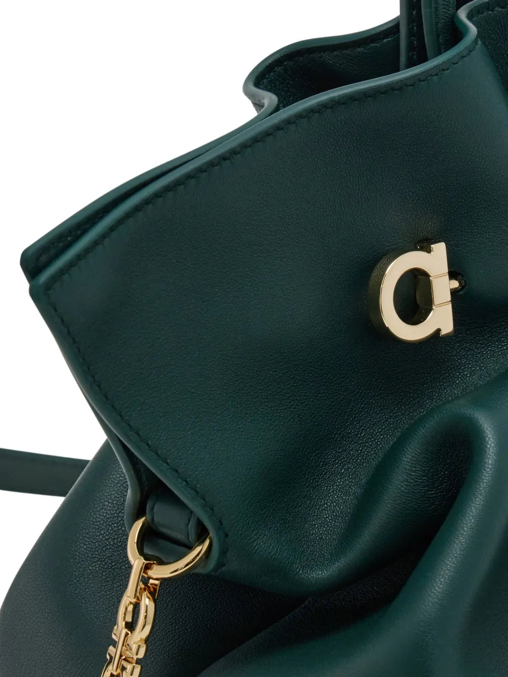 Ferragamo Soft Leather Shoulder Bag