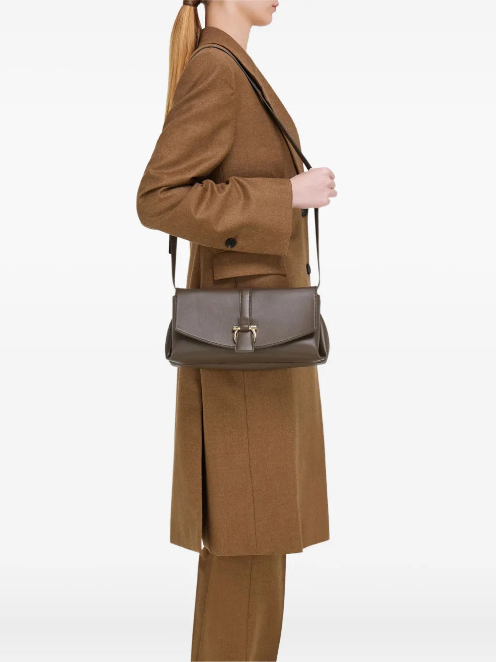 Ferragamo Leather Shoulder Bag
