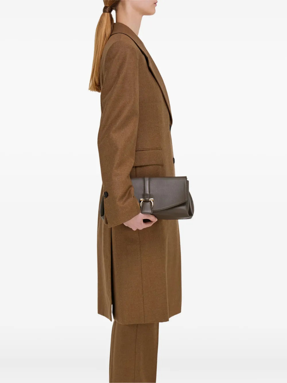 Ferragamo Leather Shoulder Bag