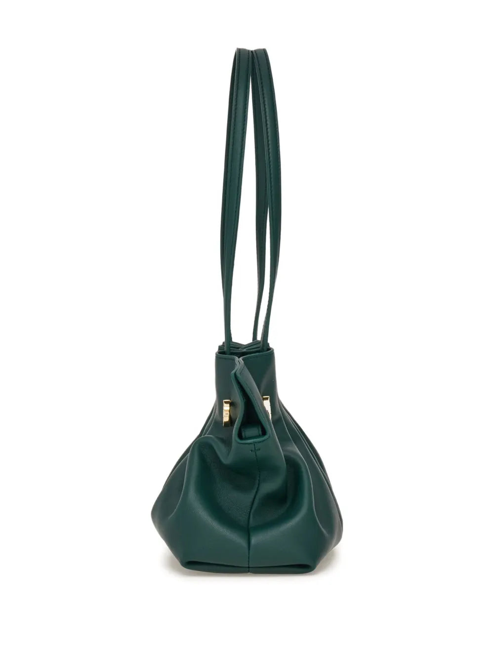 Ferragamo Soft Ruched Shoulder Bag
