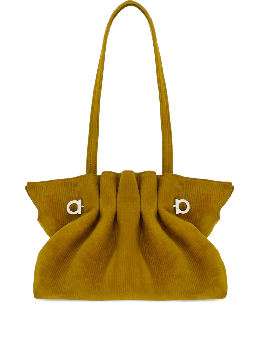 Ferragamo Suede Soft Shoulder Bag