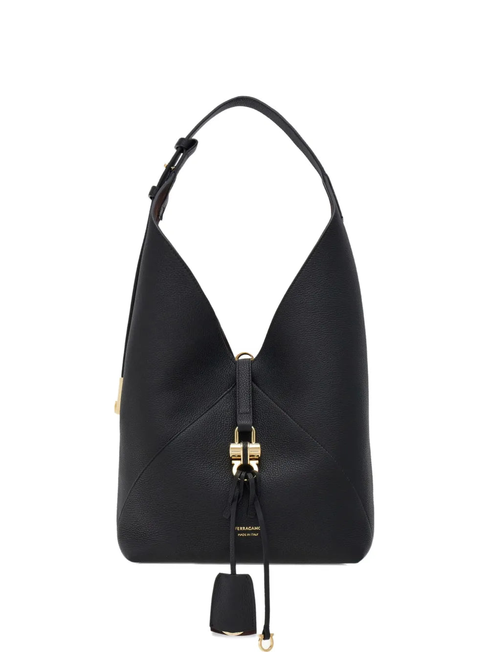 Ferragamo Leather Hobo Shoulder Bag