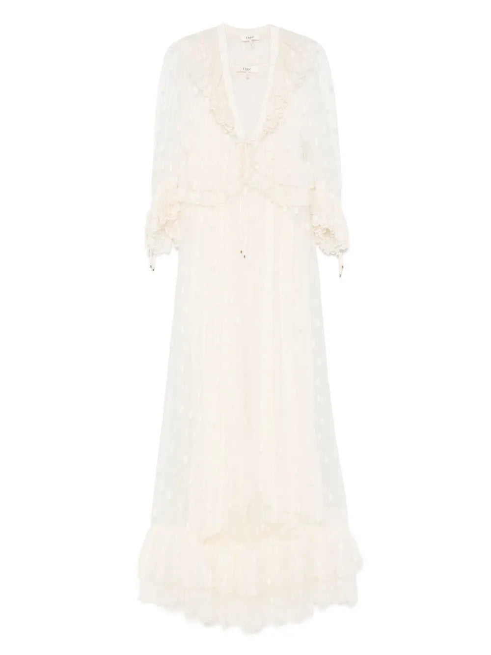 Chloe Floral Embroidered Maxi Dress