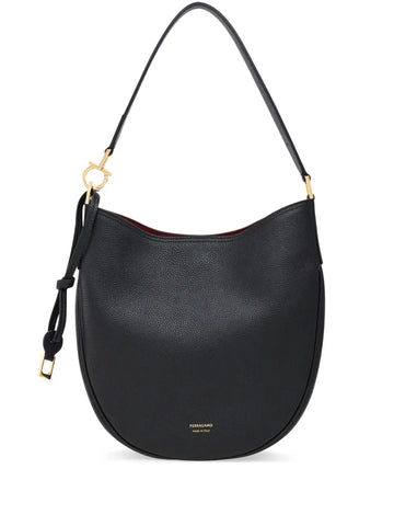 Ferragamo North South Leather Shoulder Bag