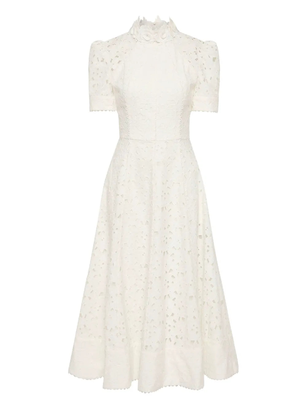 Rebecca Vallance Embroidered Midi Dress