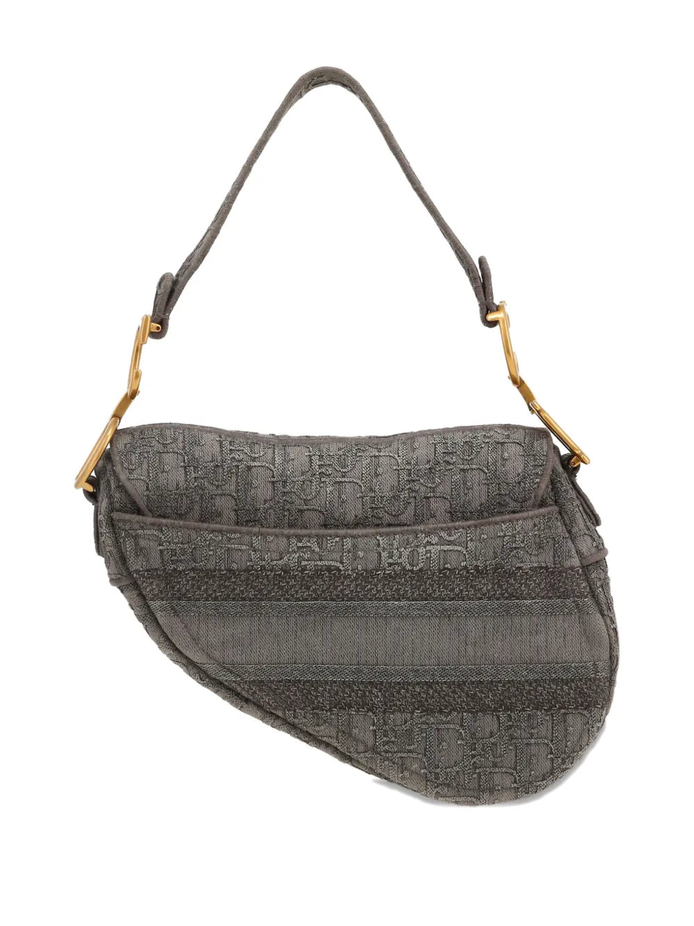 Christian Dior Pre Owned Medium Saddle Oblique Handbag