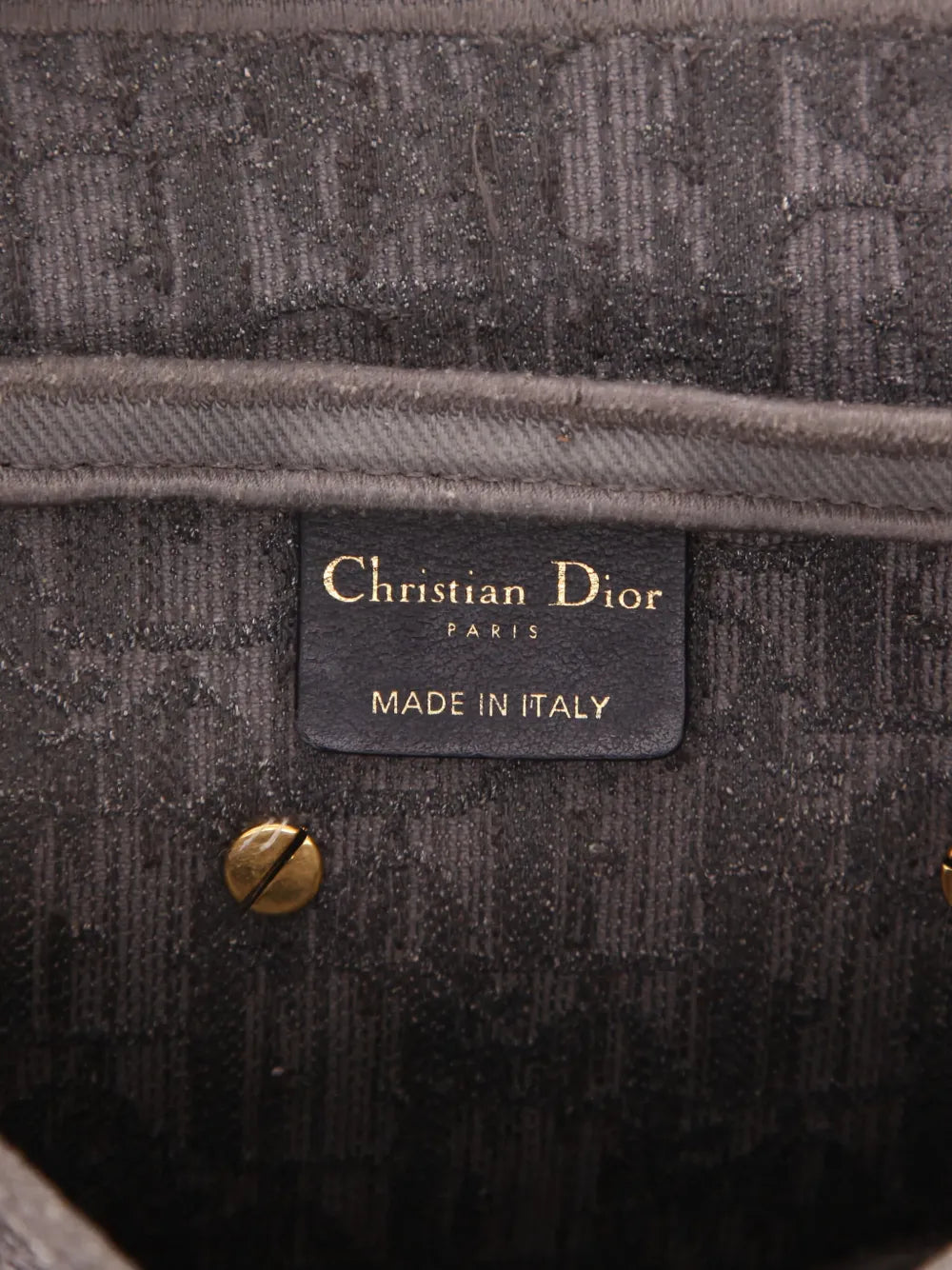 Christian Dior Pre Owned Medium Saddle Oblique Handbag