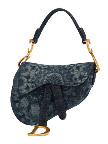 Christian Dior Pre Owned Mini Saddle Handbag