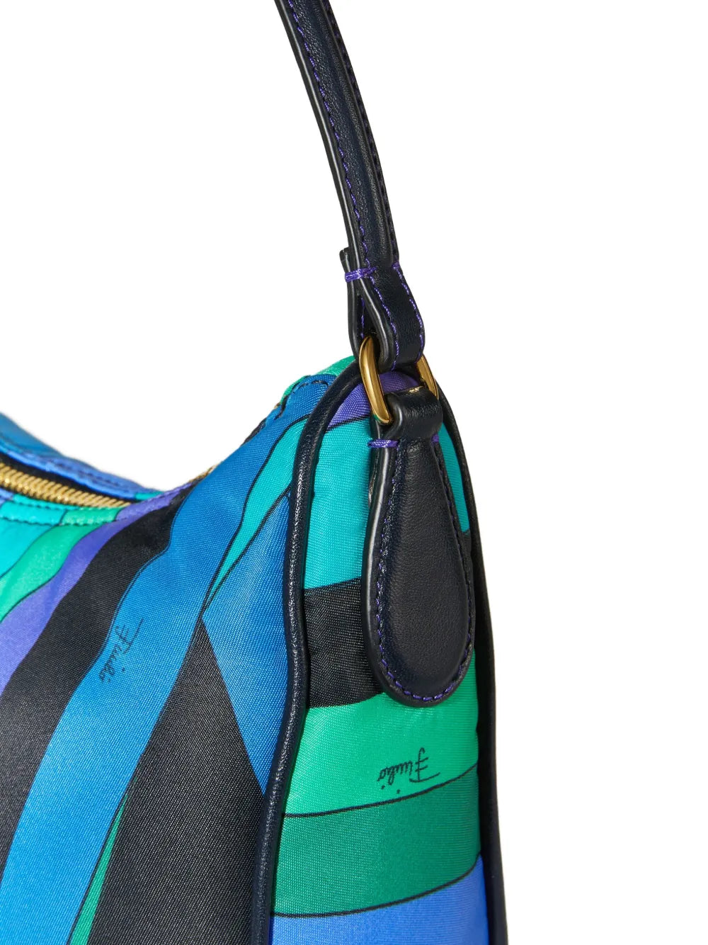 Pucci Yummy Striped Shoulder Bag