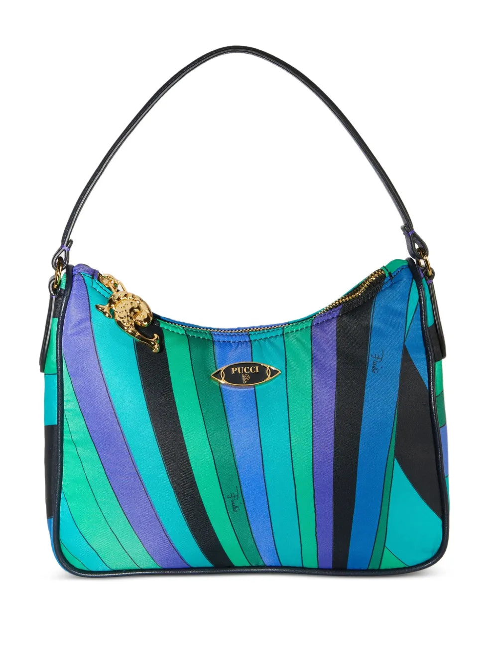 Pucci Yummy Striped Shoulder Bag