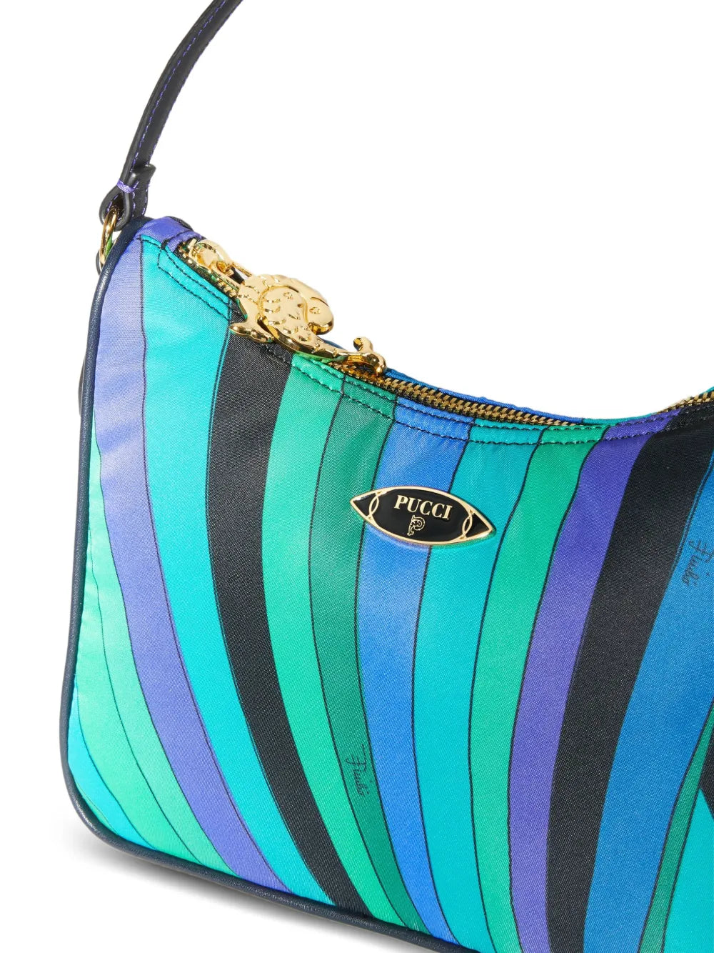 Pucci Yummy Striped Shoulder Bag
