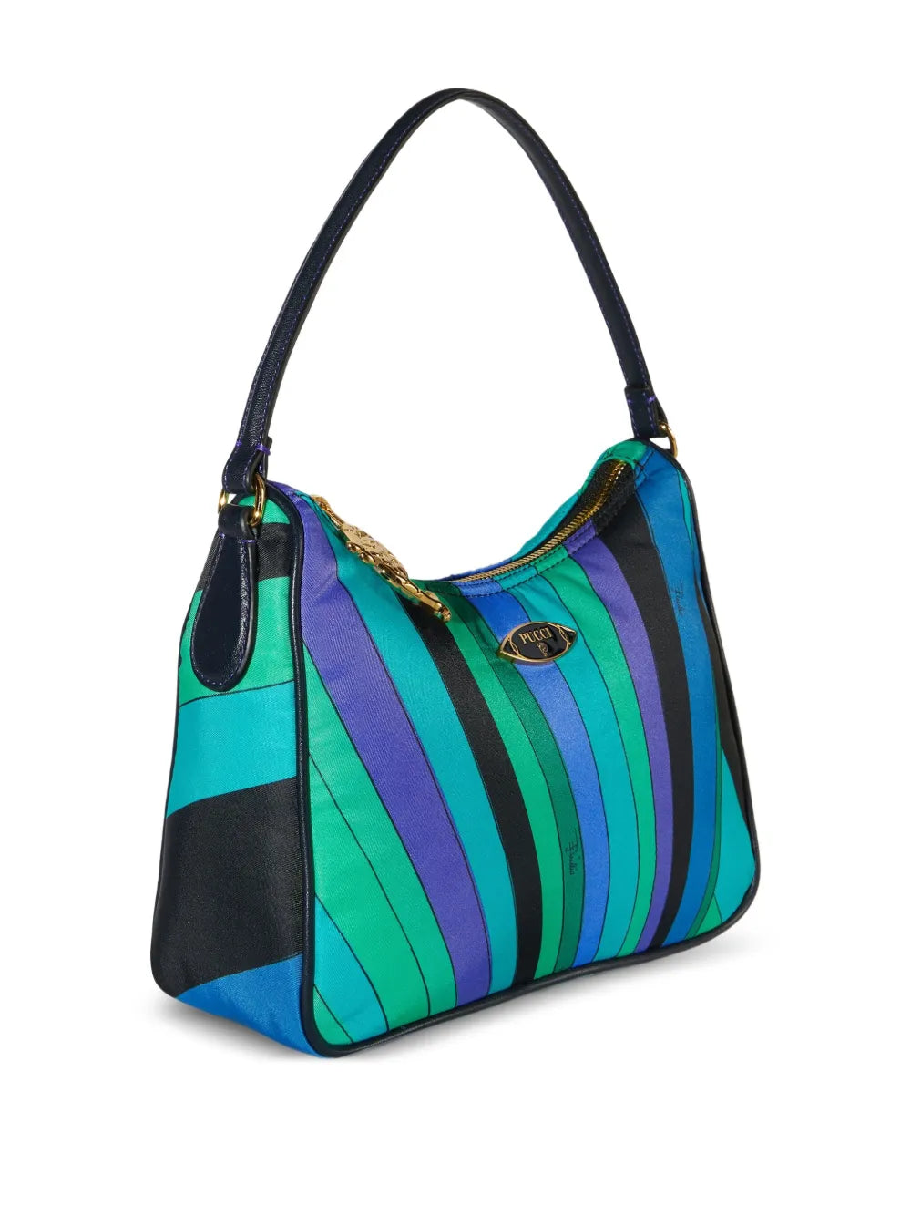 Pucci Yummy Striped Shoulder Bag