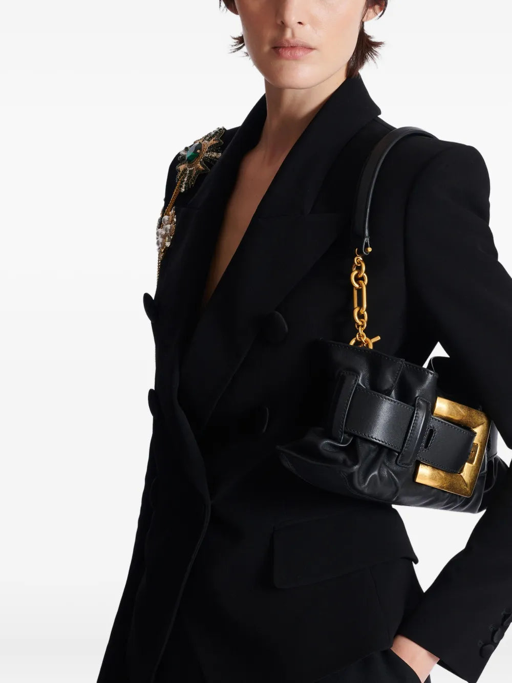 Balmain Mini Anthem Shoulder Bag