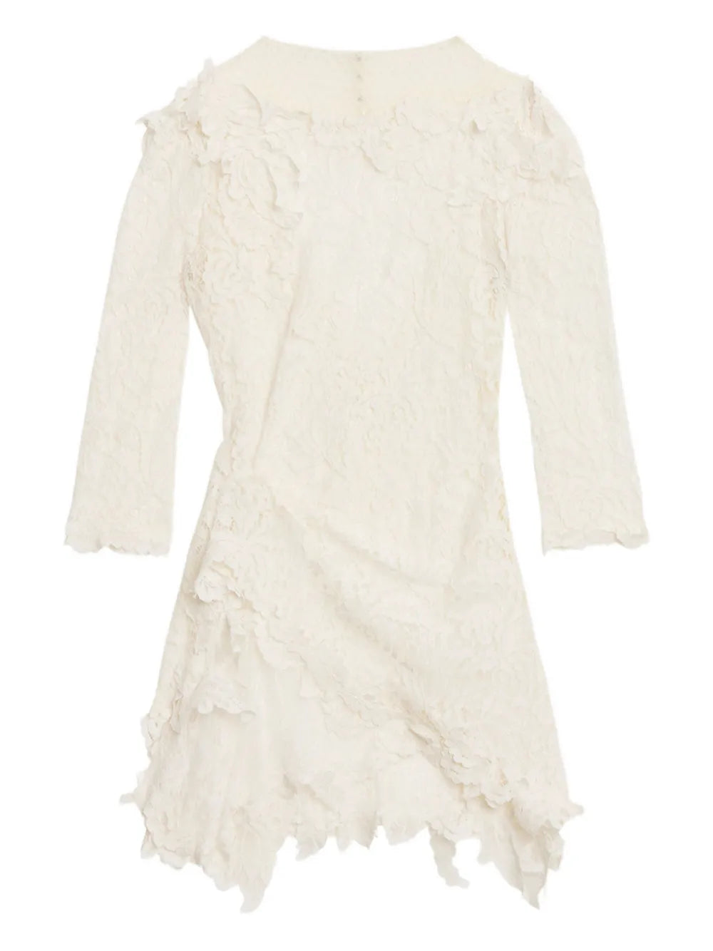 Isabel Marant Rubiana Floral Lace Ruffled Dress