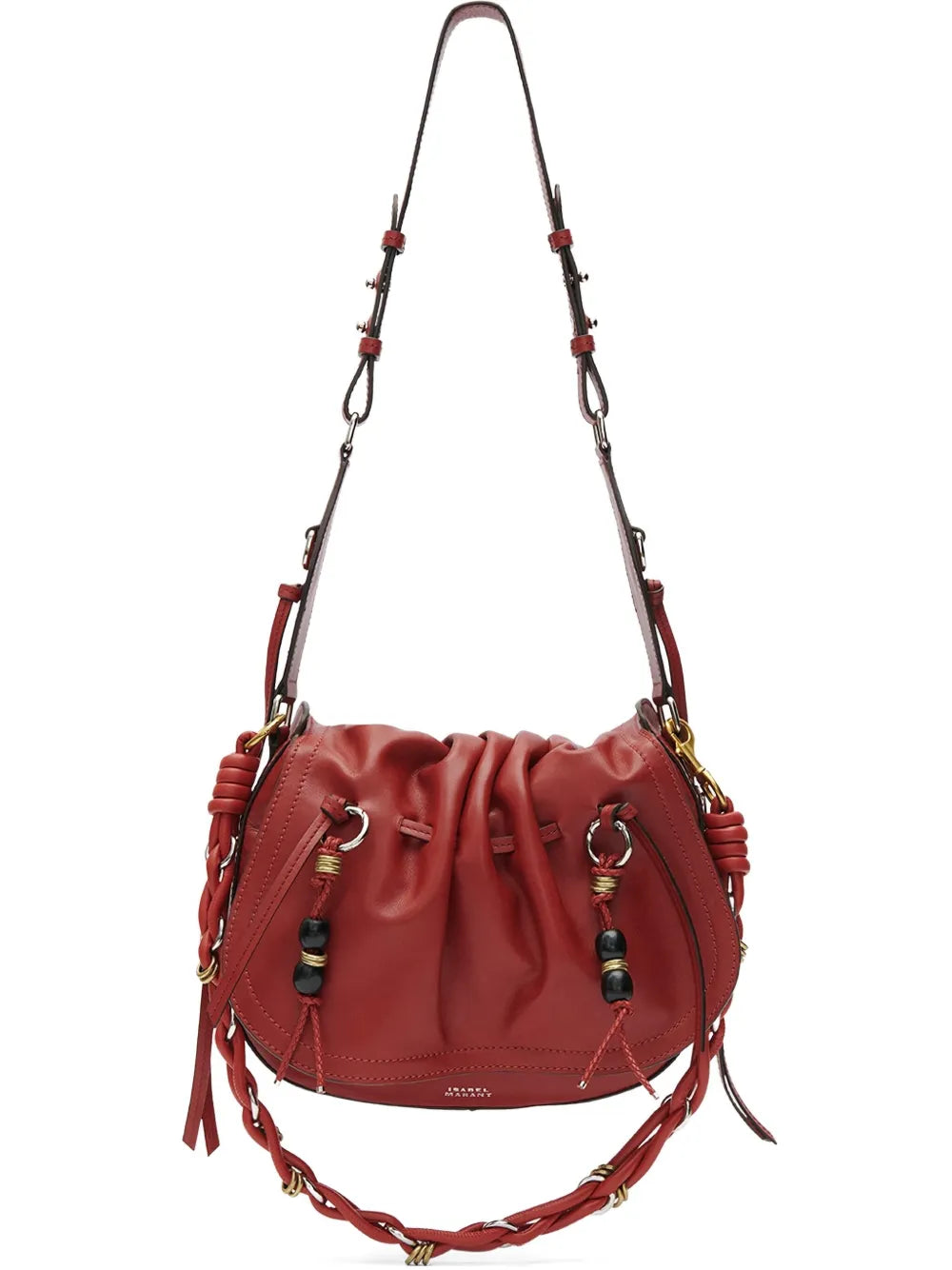 Isabel Marant Bolton Pleated Drawstring Shoulder Bag