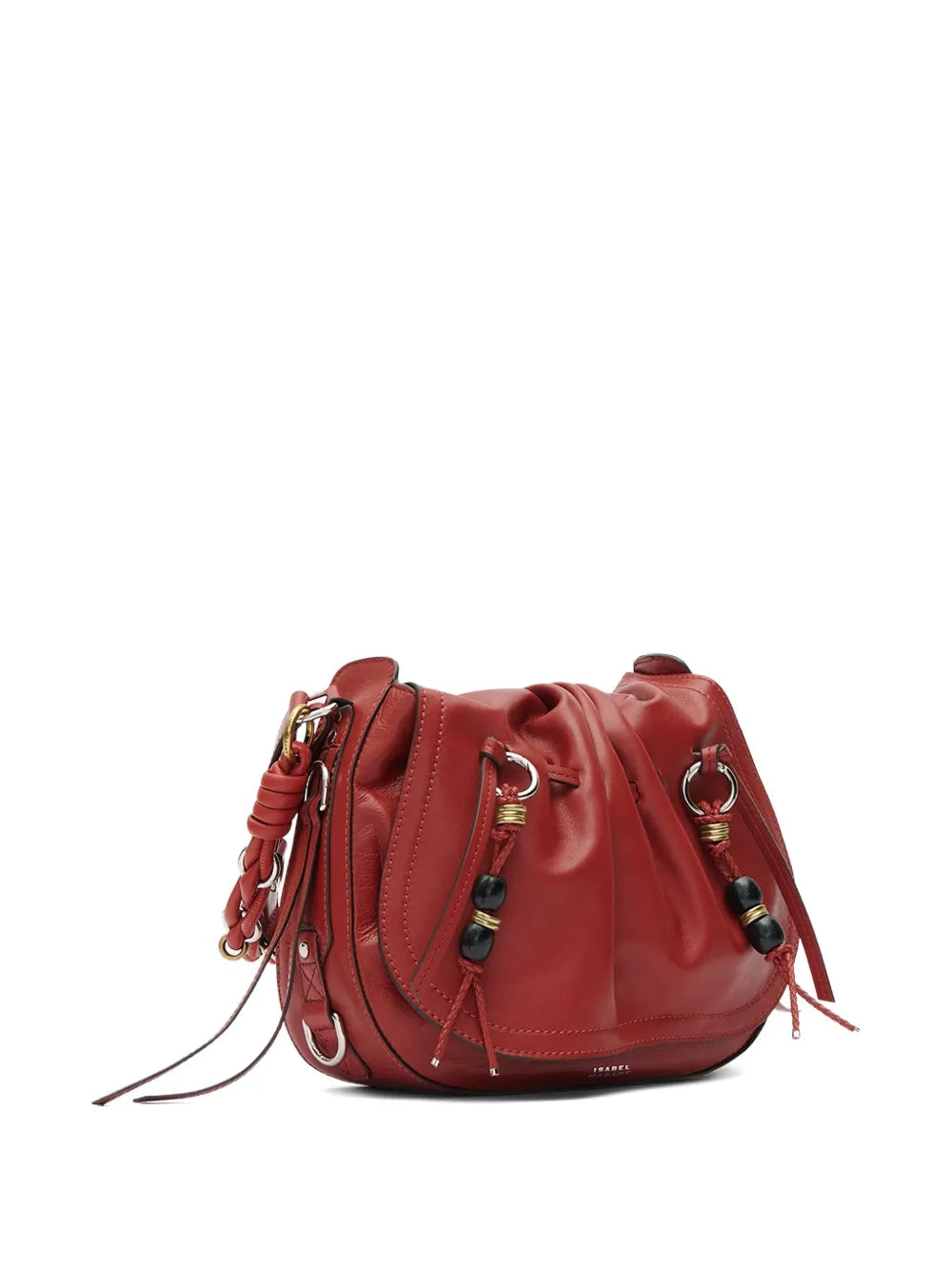 Isabel Marant Bolton Pleated Drawstring Shoulder Bag