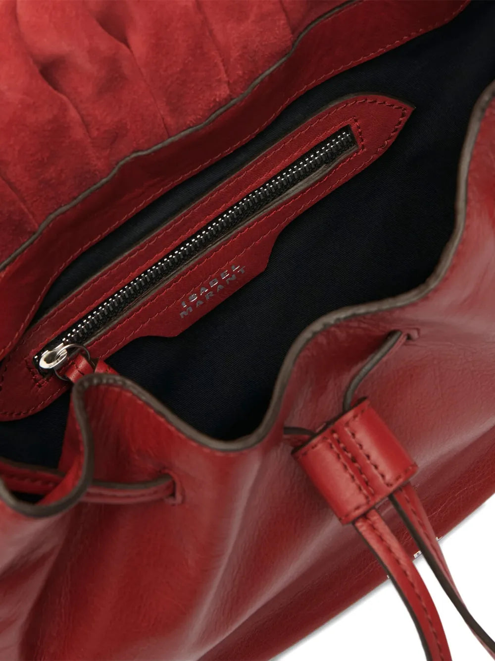 Isabel Marant Bolton Pleated Drawstring Shoulder Bag