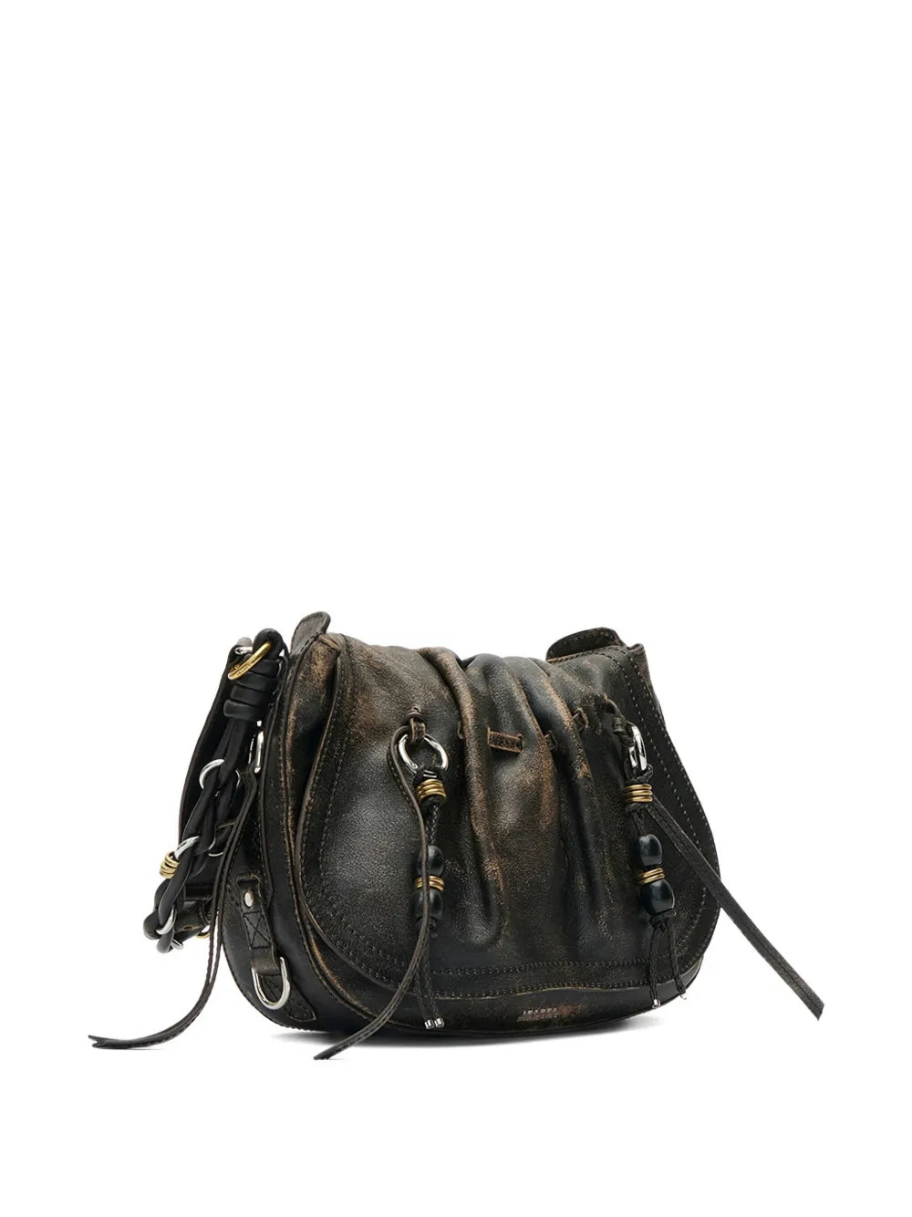 Isabel Marant Bolton Drawstring Leather Shoulder Bag
