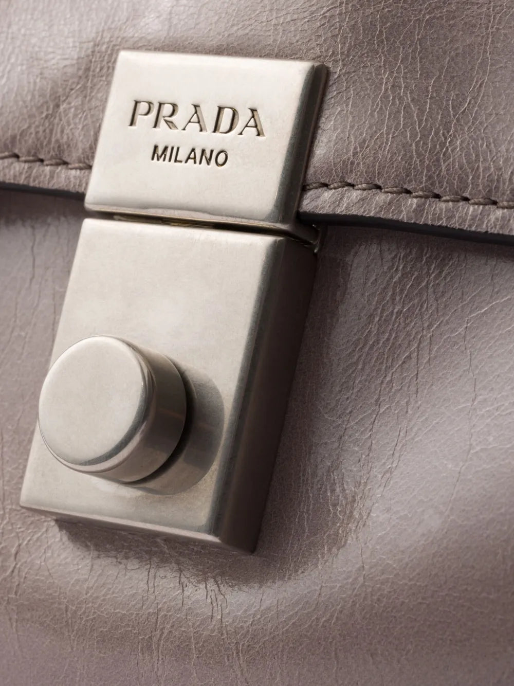 Prada Medium Leather Shoulder Bag