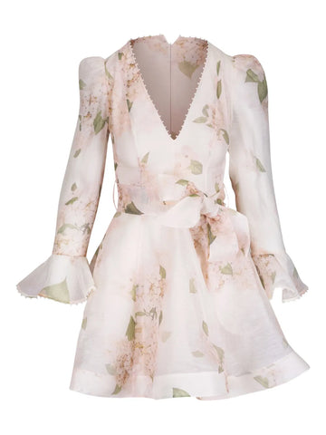 Zimmermann Floral Print Mini Dress