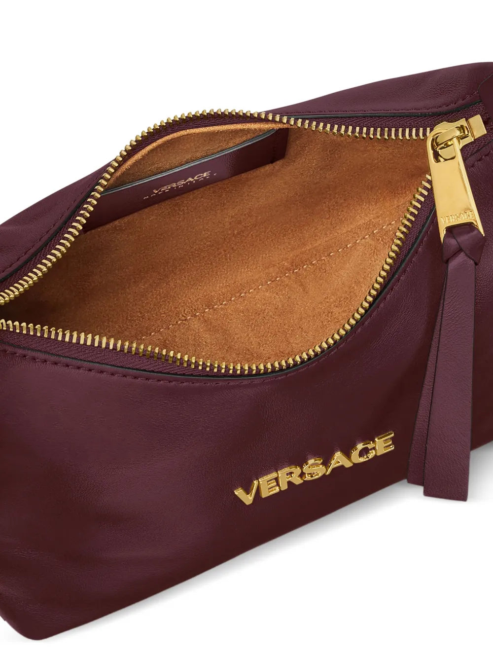 Versace Logo Lettering Shoulder Bag