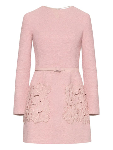 Oscar De La Renta Embroidered Detail Dress