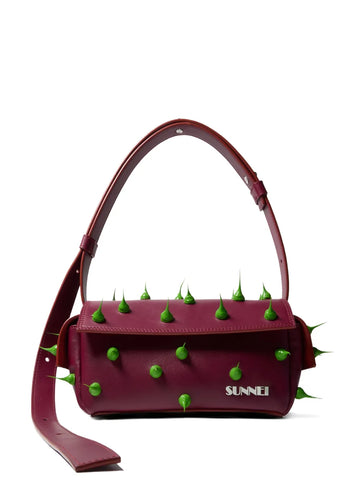 Sunnei Small Spiky Labauletto Shoulder Bag