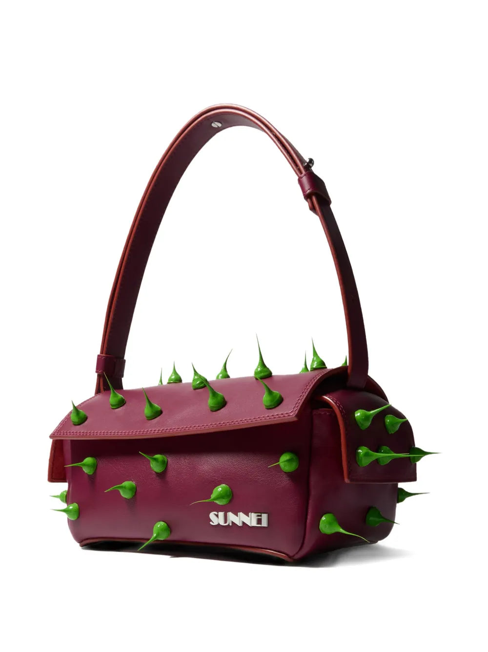 Sunnei Small Spiky Labauletto Shoulder Bag