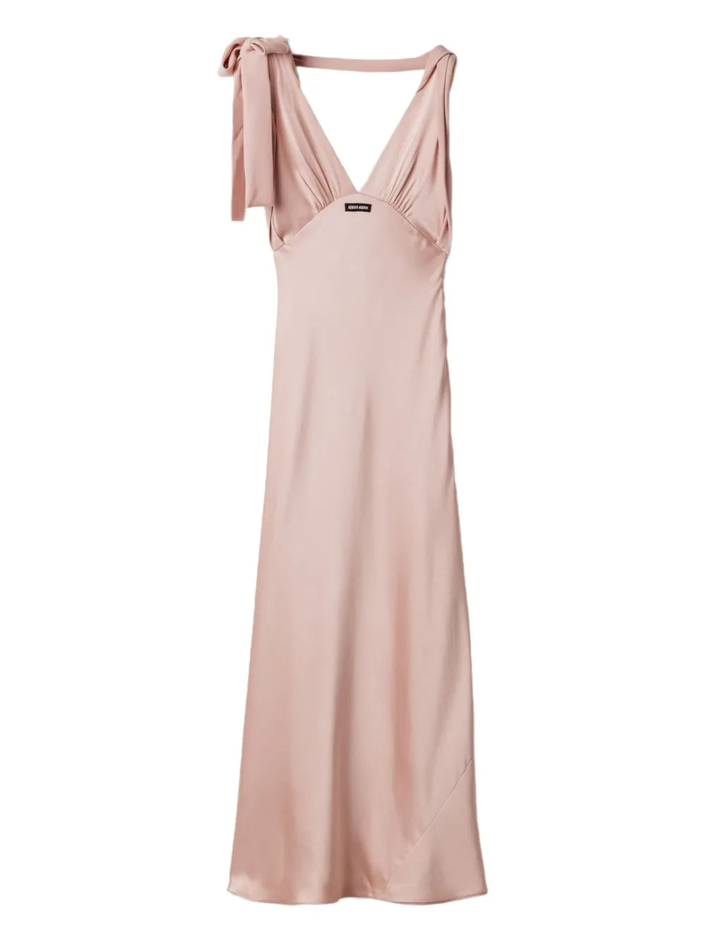 Miu Miu Satin Maxi Dress