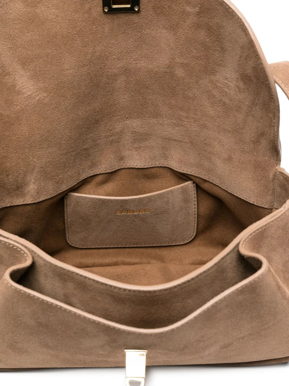 Sandro Suede Shoulder Bag