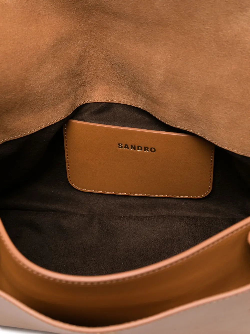 Sandro Leather Shoulder Bag