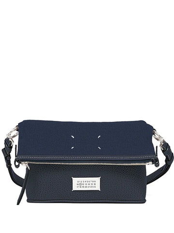 Maison Margiela Top Zip Leather Shoulder Bag