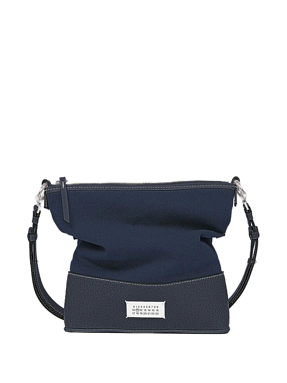Maison Margiela Top Zip Leather Shoulder Bag