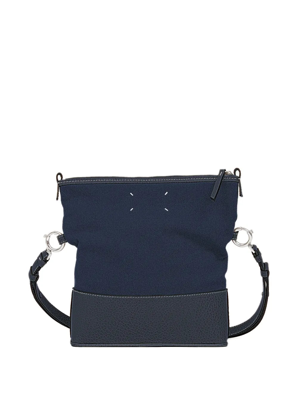 Maison Margiela Top Zip Leather Shoulder Bag