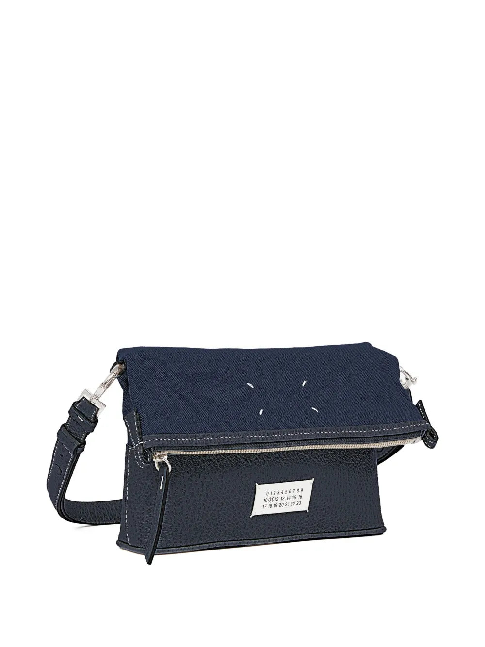 Maison Margiela Top Zip Leather Shoulder Bag