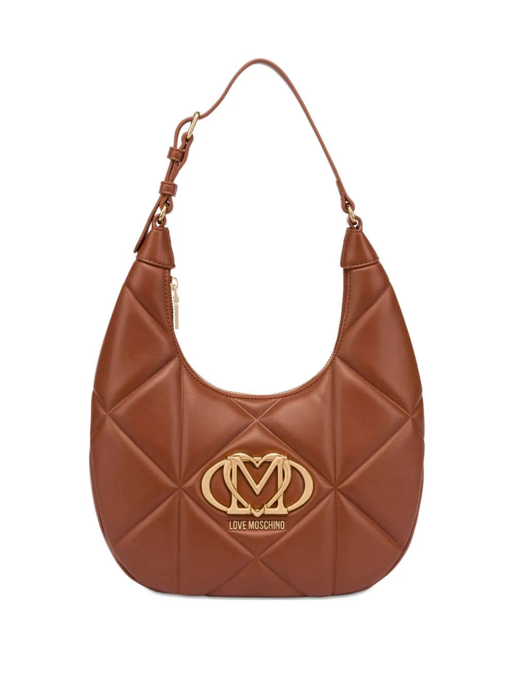 Love Moschino Logo Plaque Shoulder Bag