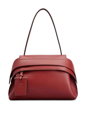 Tods Leather Flap Shoulder Bag