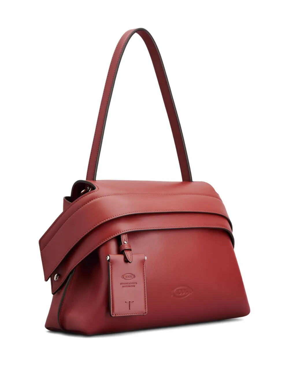 Tods Leather Flap Shoulder Bag