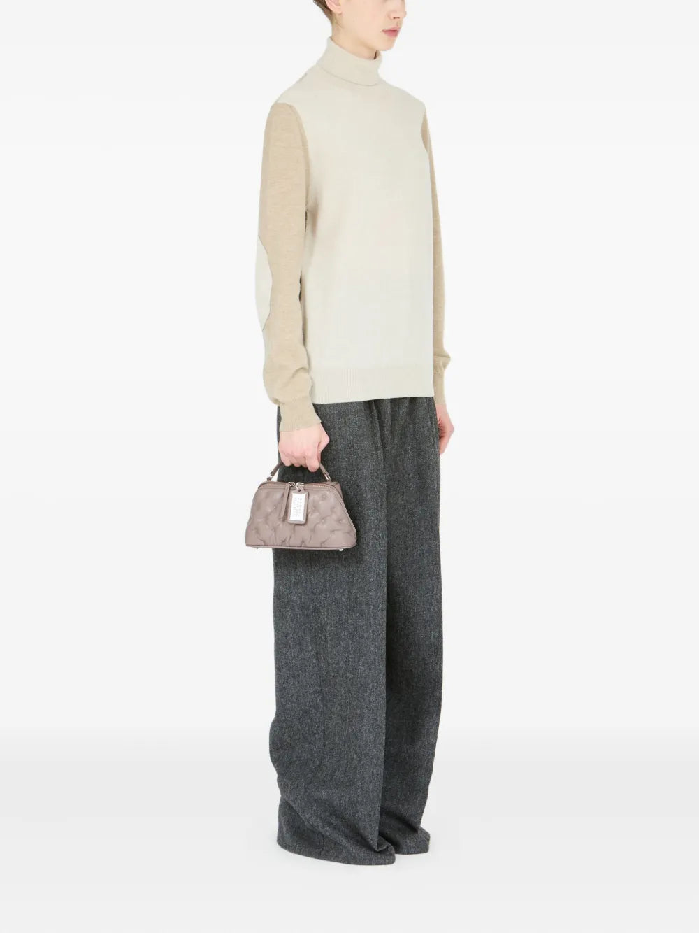Maison Margiela Glam Slam Leather Shoulder Bag