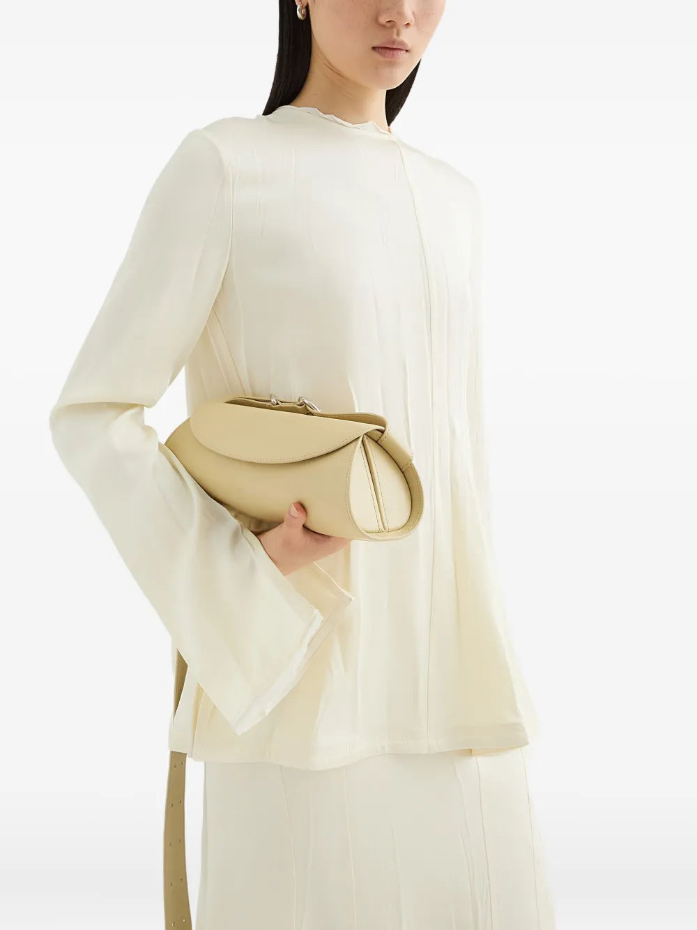Jil Sander Small Cannolo Iconic Line Shoulder Bag