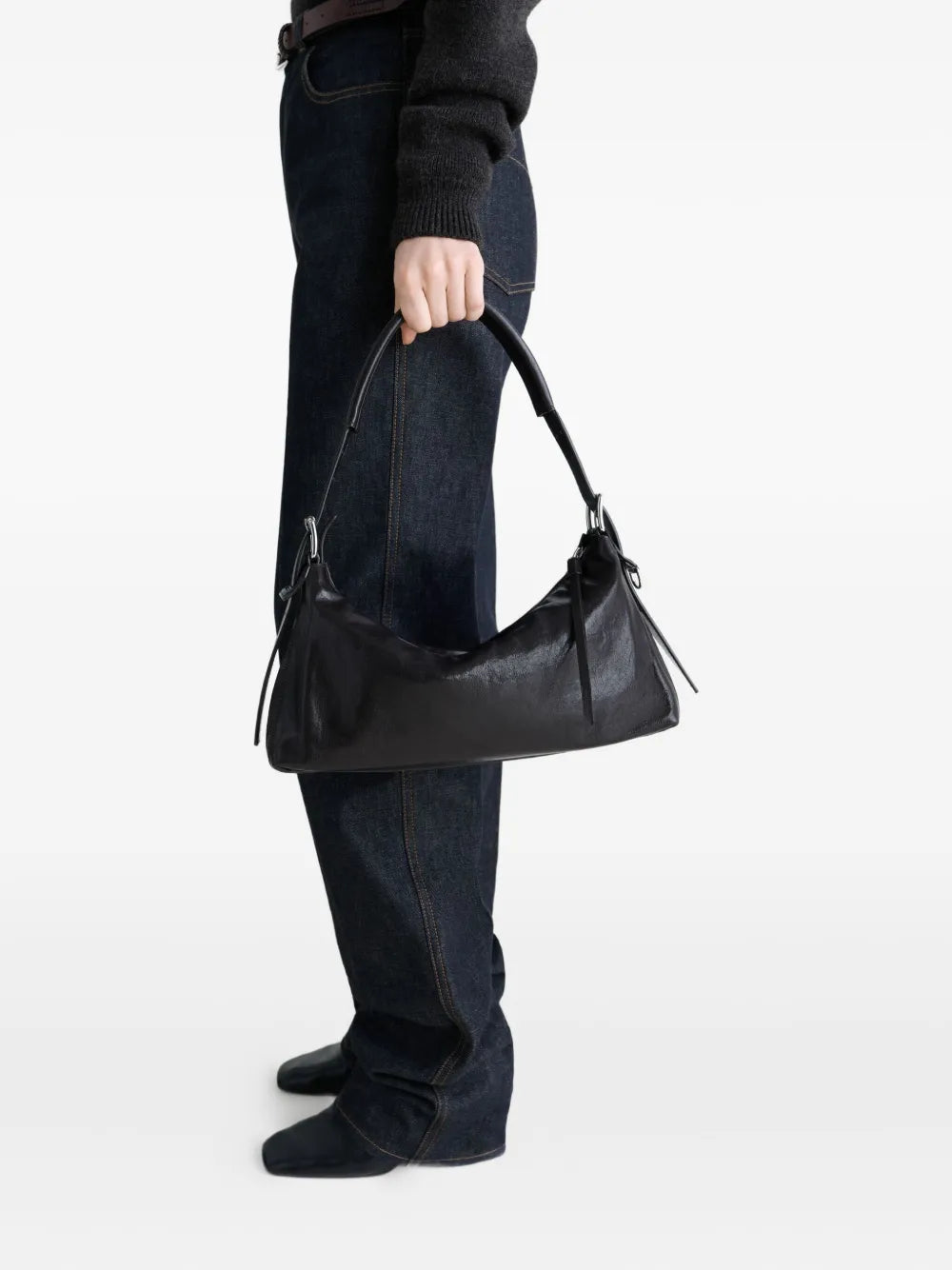 Lemaire Belted Leather Shoulder Bag