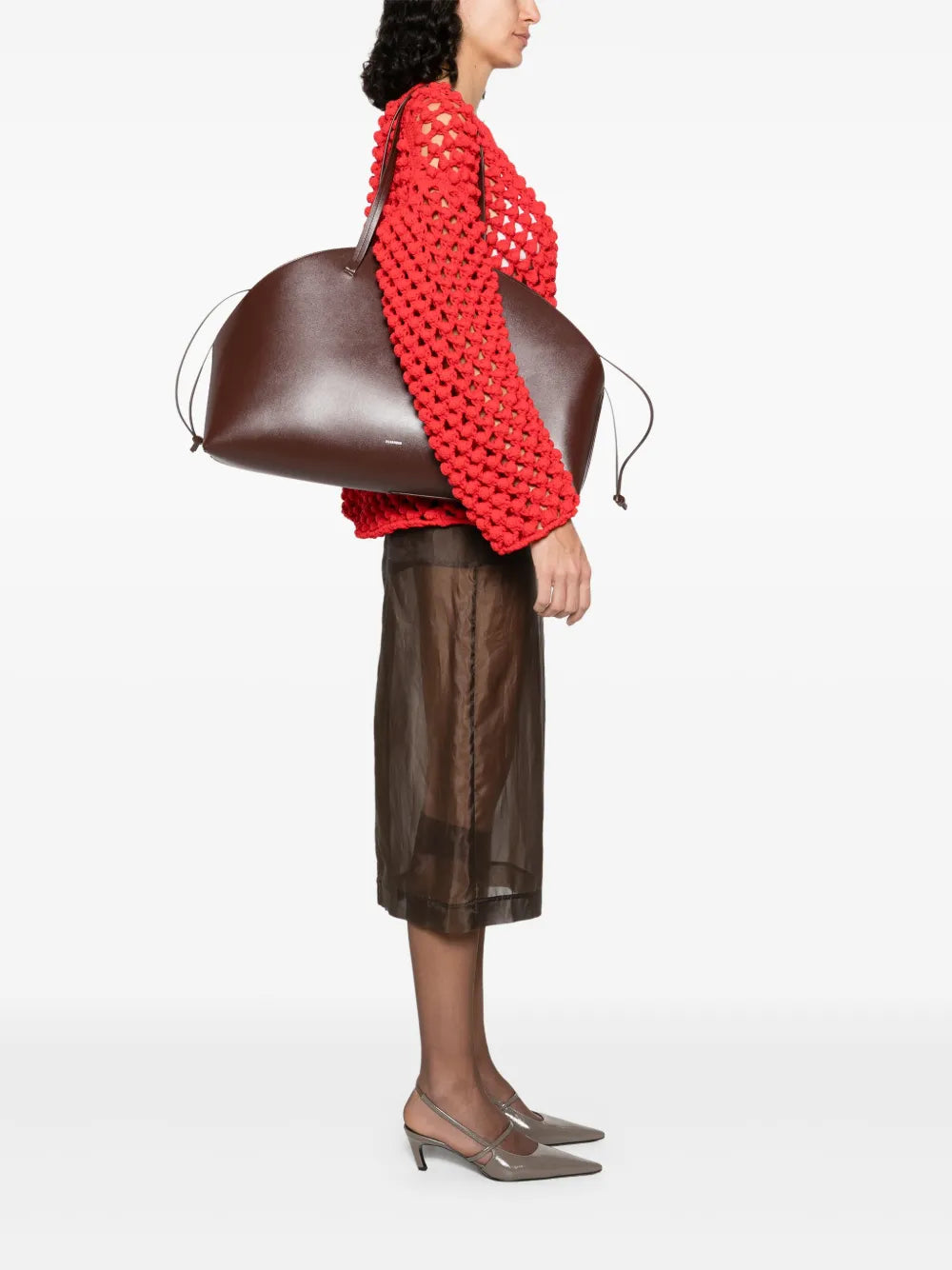 Jil Sander Large Curve Shoulder Bag