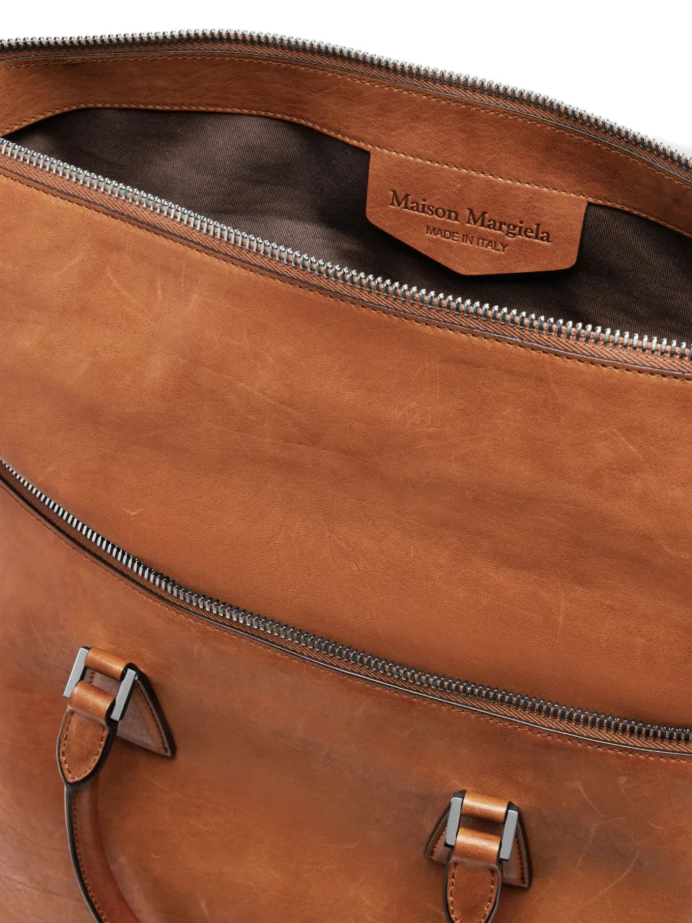 Maison Margiela Leather 5Ac Top Handle Shoulder Bag