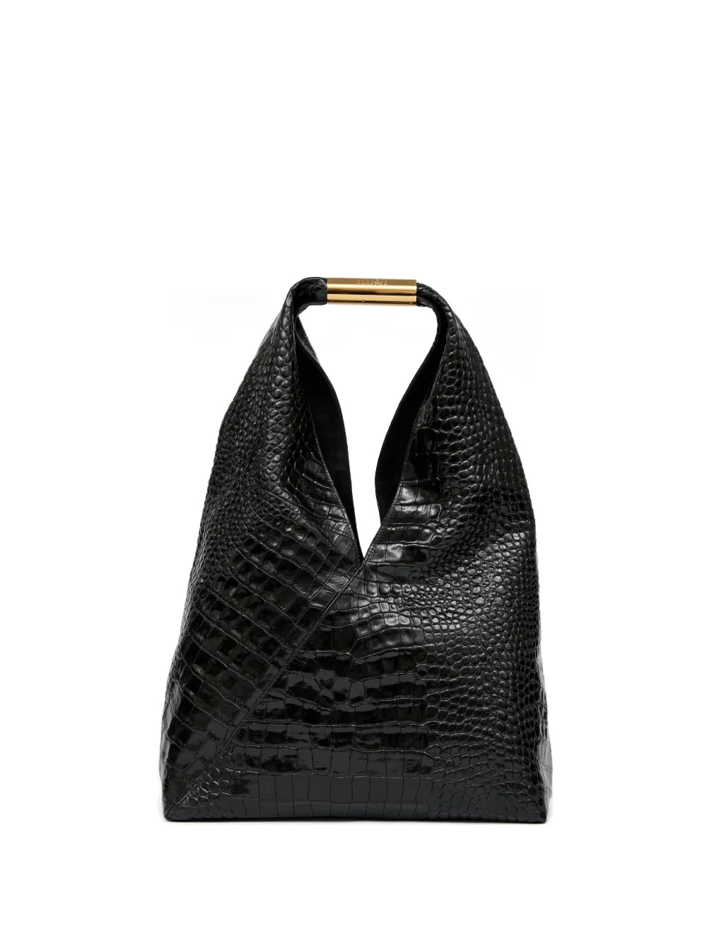 Mm6 Maison Margiela Crocodile Embossed Shoulder Bag