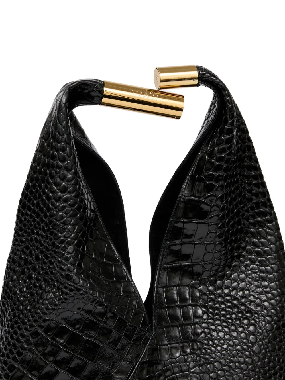 Mm6 Maison Margiela Crocodile Embossed Shoulder Bag