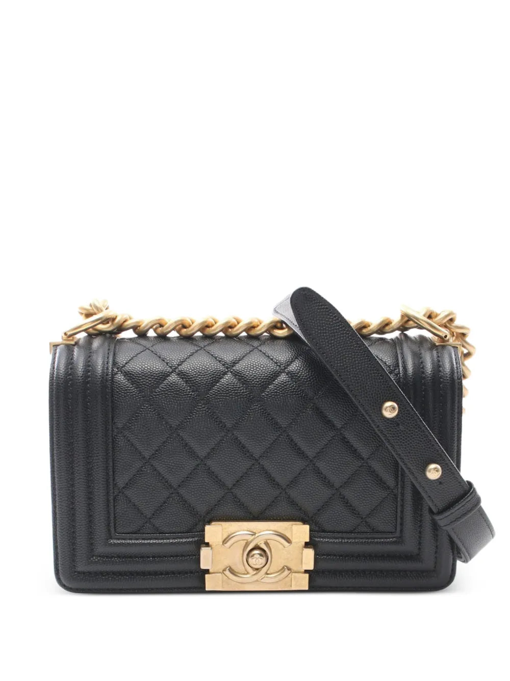 Chanel Pre Owned 2020 2021 Small Boy Chanel Shoulder Bag
