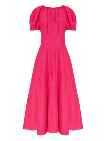 Tory Burch Balloon Sleeve Midi Dress