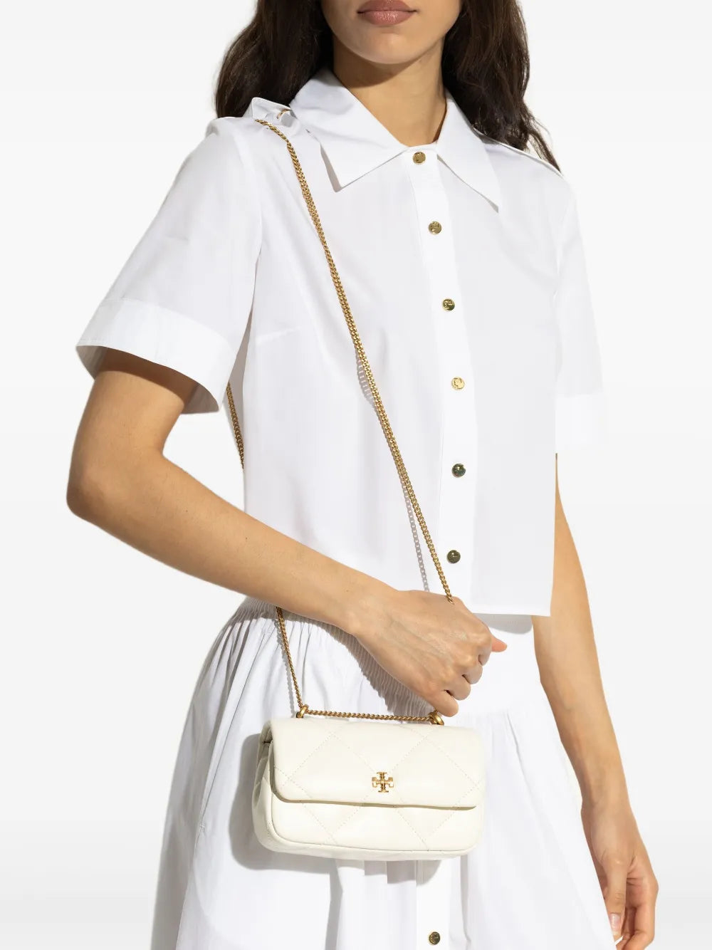 Tory Burch Mini Kira Diamond Shoulder Bag